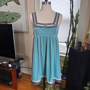 Free People Velvet Babydoll Dress